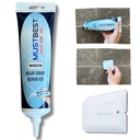 Tile Grout Repair Kit (White 13.4 Oz-380 Gr),Four Way Use, Repair, Renew, Repaint, Fill The Gaps, Fast Drying, Odorless, Waterproof And Pre-Mixed Grout Pen For Shower, Kitchen, Pool, Bathroom