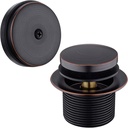 BESTILL Tip-Toe Bathtub Drain Bath Tub Trim Set Conversion Kit with Overflow Faceplate, Oil Rubbed Bronze