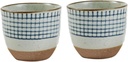 2pcs Hand Drawn Sake Japanese Sake Serving Cup Cup Handle for Drinking