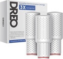 Dreo Demineralization Cartridge 3-Pack for Humidifiers, Compatible with Dreo Humidifiers HM311/311S/524/524S, Prevent Mineral Build-up, Filter Hard Water, Eliminate White Dust
