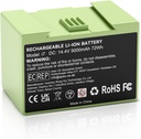 Bonadget Advanced 5000mAh Replacement for iRobot Roomba Battery j7 j6 j5 i8 i7 i5 i3 e6 e5 for Roomba Battery Replacement j7 Plus j8+ Lithium-ion 14.4V