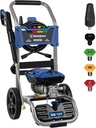 Westinghouse WPX3200e Electric Pressure Washer, 3200 Max PSI and 1.76 Max GPM, Induction Motor, Onboard Soap Tank, Spray Gun and Wand, 5 Nozzle Set, for Cars/Fences/Driveways/Homes/Patios/Furniture