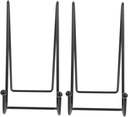 2pcs Easel Plate Holders Display Stands for Plates Photos Artwork for Home Decor Events Craft Fairs