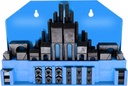 HFS(R) 58 Pieces 5/8" T-Slot Hold Down Clamp Clamping Set Kit for Use with Bridgeport mills (5/8" Slot 1/2"-13 Stud)