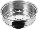 Food Steamer Basket,Steamer basket,Steam insert, Steamer Pans Stainless Steel Stackable Food Steamer Pot Basket with Handles for Baking Steaming Dumplings Fish Vegetables Chicken Casseroles
