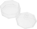 GLEAVI Glass Candy Dish with Lid Decorative Candy Bowl for Home Storage Airtight Sugar Jar Canister for Cookies and Snacks